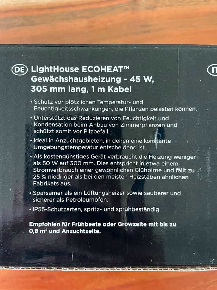 ECO Heat Greenhouse Heizröhre Gewächshaus / Wie neu in Kempten