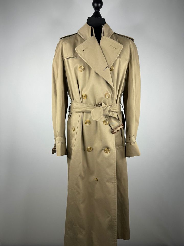 Burberry Herren Trenchcoat Zweireihig Mantel Beige Gr. 52 in Wolnzach