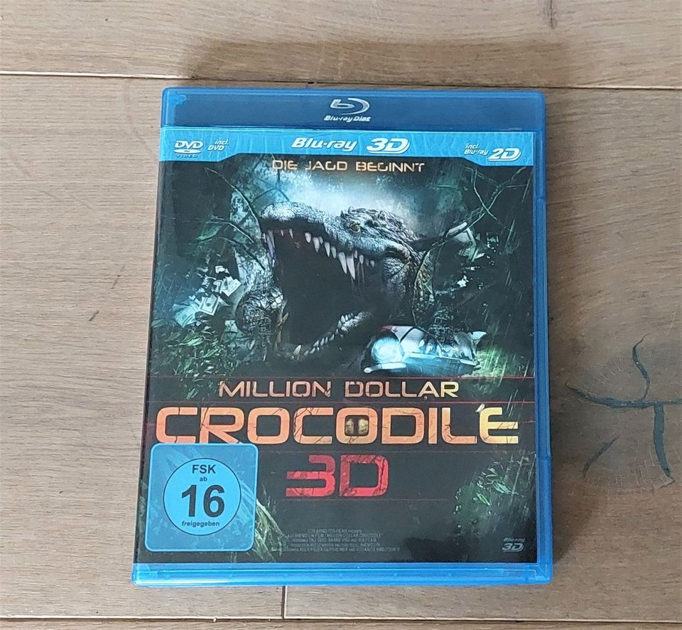 DVD + 3D Blu-ray Million Dollar Crocodile - Die Jagd beginnt in Geldern