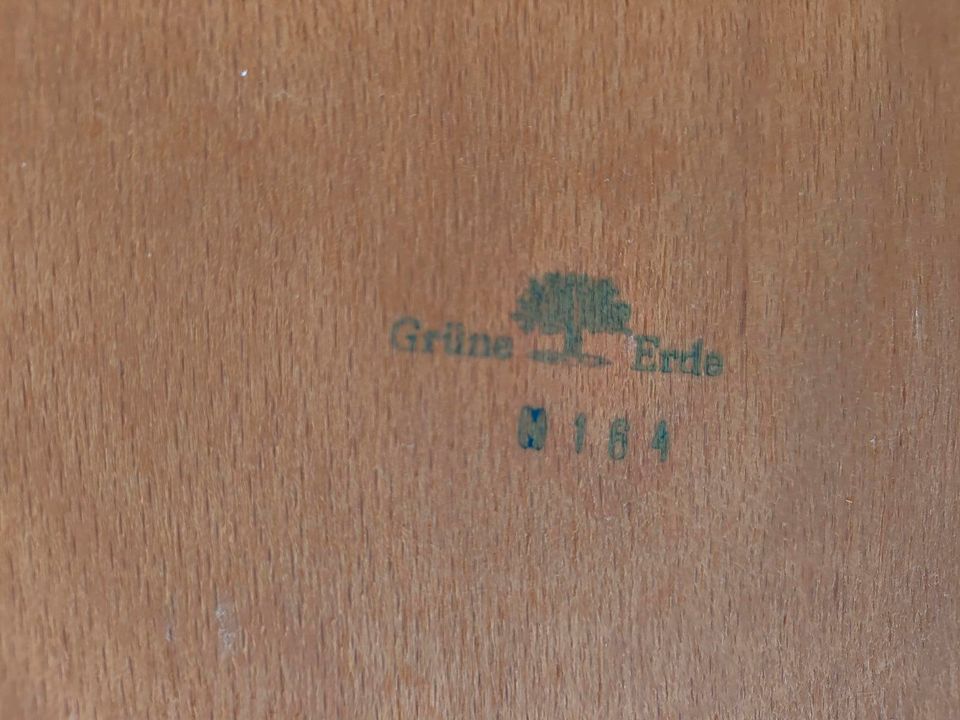 Grüne Erde Kommode/Vitrine Buche Massivholz Glasplatte Dekoration in Oberkochen