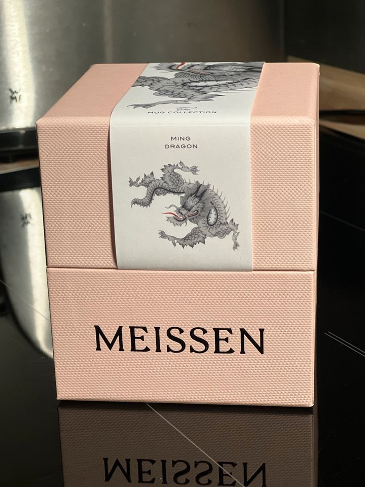 MEISSEN Mug Collection Henkelbecher Ming-Drache Porzellan schwarz in Dresden