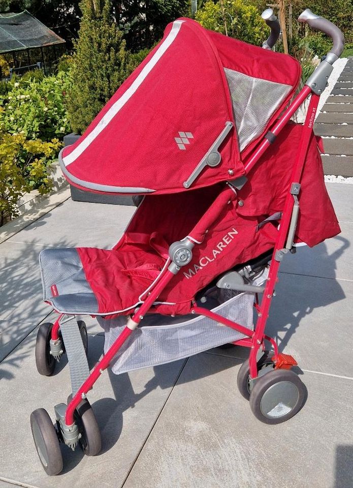 MacLarren Buggy pink grau Techno XT in Neukirchen/Erzgeb