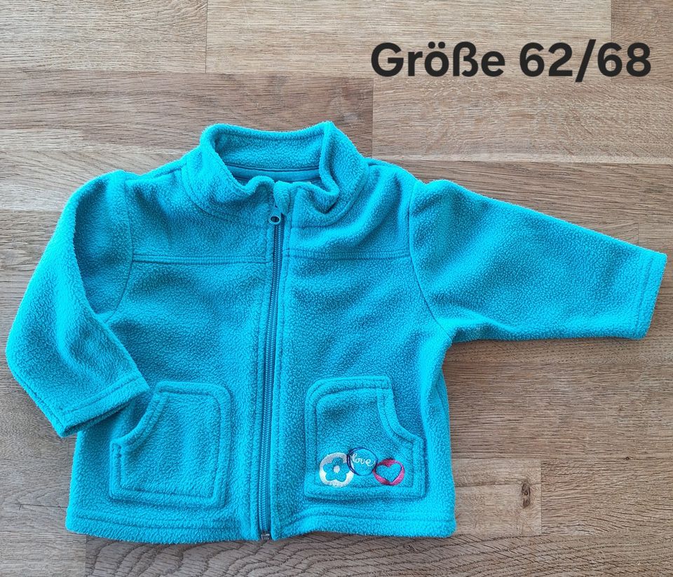 Baby Jacke in türkis, Größe 62 68 in Bubesheim