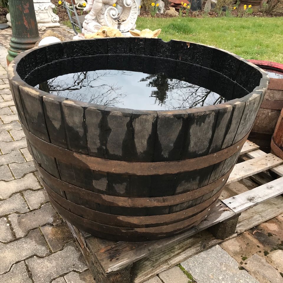 250 Liter Pflanzkübel  Eichen Fass 1/2 500 Liter Fass in Röttenbach