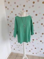 Tunika Bluse italienische Mode grün Baumwolle 42 44 XL XXL Damen Nordrhein-Westfalen - Witten Vorschau