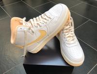 ➕NEU➕ Nike Air Force 1  Butterleder high mid weiß gelb rosa 41 Baden-Württemberg - Metzingen Vorschau