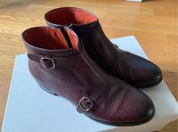 Santoni Stiefeletten Chelsea Boots Bordeaux Frankfurt am Main - Nordend Vorschau