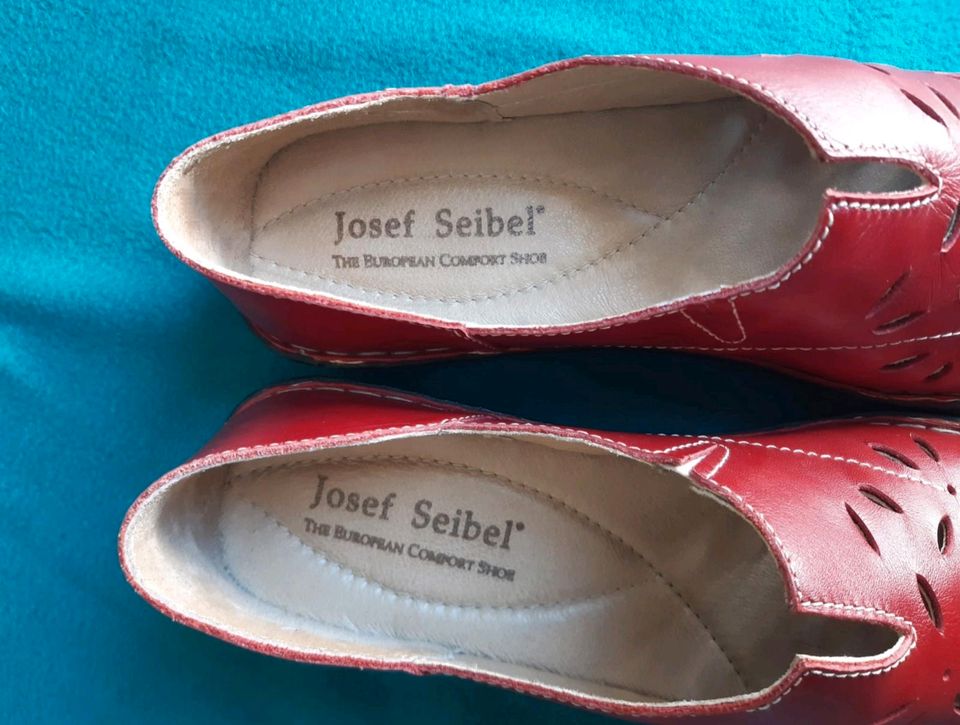 NEUw Schöne Josef Seibel Echt Leder Schuhe Gr. 41 Sommer Slipper in Stralsund