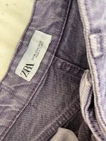 Zara Jeans Gr 36 lila violett wide leg Full length long München - Sendling Vorschau