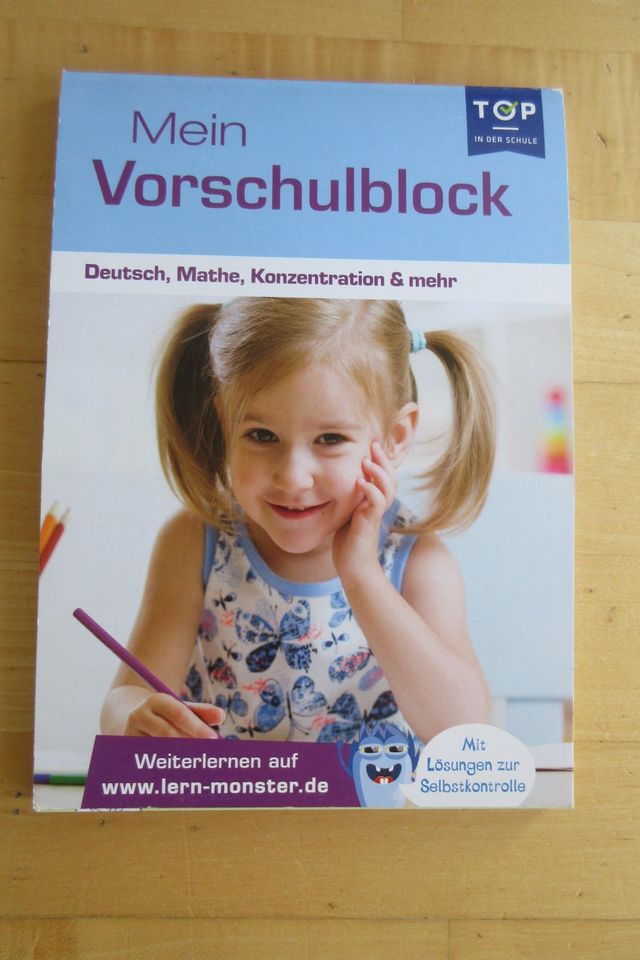 Mein Vorschulblock - Deutsch, Mathe, Konzentration in Karlsruhe