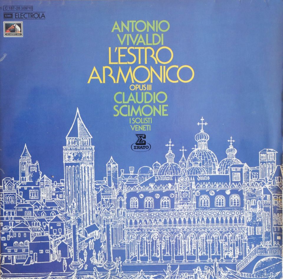 Antonio Vivaldi-L´estro Armonico opus III/Claudio Scimone 2 LP in Saarbrücken