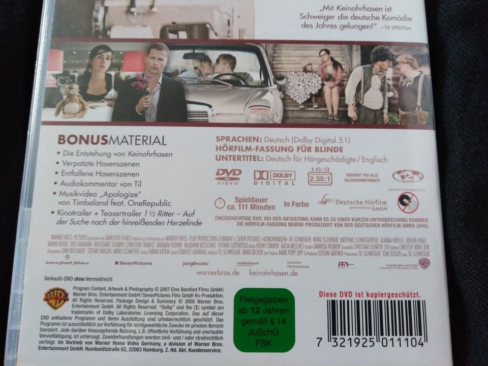 DVD - KEINOHRHASEN / Kein Ohr Hase / Til Schweiger Nora Tschirner in Trogen