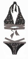 Neu H&M Wickel Bikini schwarz Blumen & Streifen GR 34 36 Thüringen - Schleusingen Vorschau