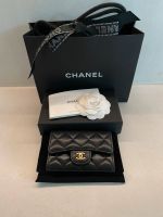 Chanel Portemonnaie Kartenetui schwarz FULL SET gold NP 600€ Altona - Hamburg Osdorf Vorschau