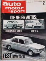 Auto Motor und Sport Ausgabe 02/1963 Wandsbek - Hamburg Bergstedt Vorschau