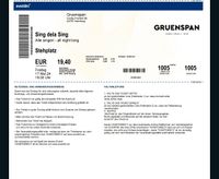 1 Ticket für sing dela sing Hamburg 17.5.  für 10 Euro Wandsbek - Hamburg Eilbek Vorschau