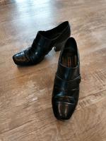 Schwarze Schuhe aus Leder von 5th Avenue in Größe 39 Niedersachsen - Bassum Vorschau