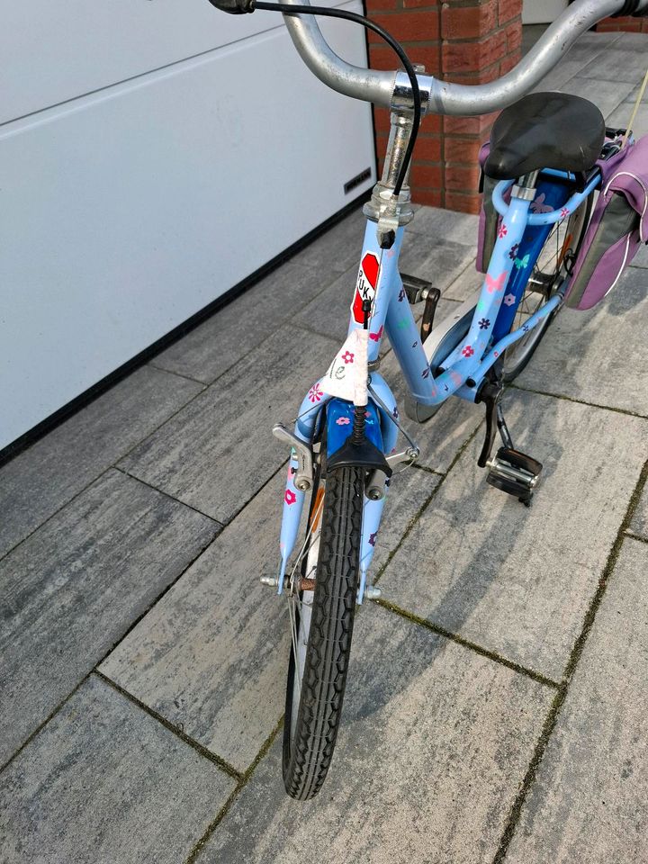 Puky Fahrrad 18 Zoll mit Fahrradtasche in Hollingstedt