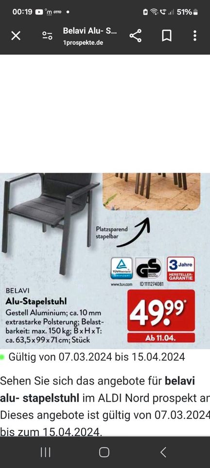 SONDERPOSTEN !!!!! PAVILLON -50% !!!!! in Herborn