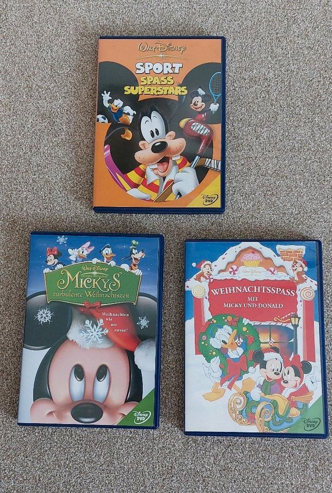 3 Micky Mouse DVDs in Stadtbergen