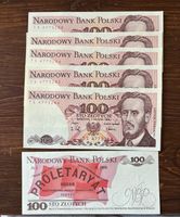 100 Zloty Zlotych 1988 Banknote Geldschein (Volksrepublik Polen) Brandenburg - Zossen-Dabendorf Vorschau