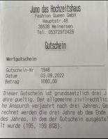 Rabatt / Coupon Hochzeitskleid o. Anzug / Smoking Hannover - Kirchrode-Bemerode-Wülferode Vorschau