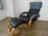 Relax Sessel mit Hocker, Kunstleder, verstellbare Rückenlehne Nordrhein-Westfalen - Lichtenau Vorschau
