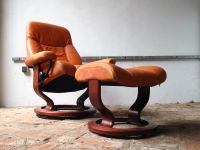 LOUNGE CHAIR LEDERSESSEL COGNAC STRESSLESS EKORNES VINTAGE Rheinland-Pfalz - Diez Vorschau