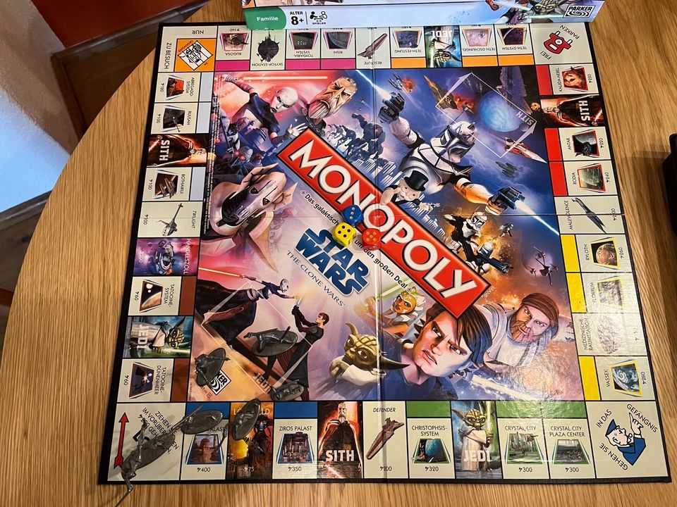 Monopoly Star Wars clone Parker spiel Brettspiel in Dentlein am Forst