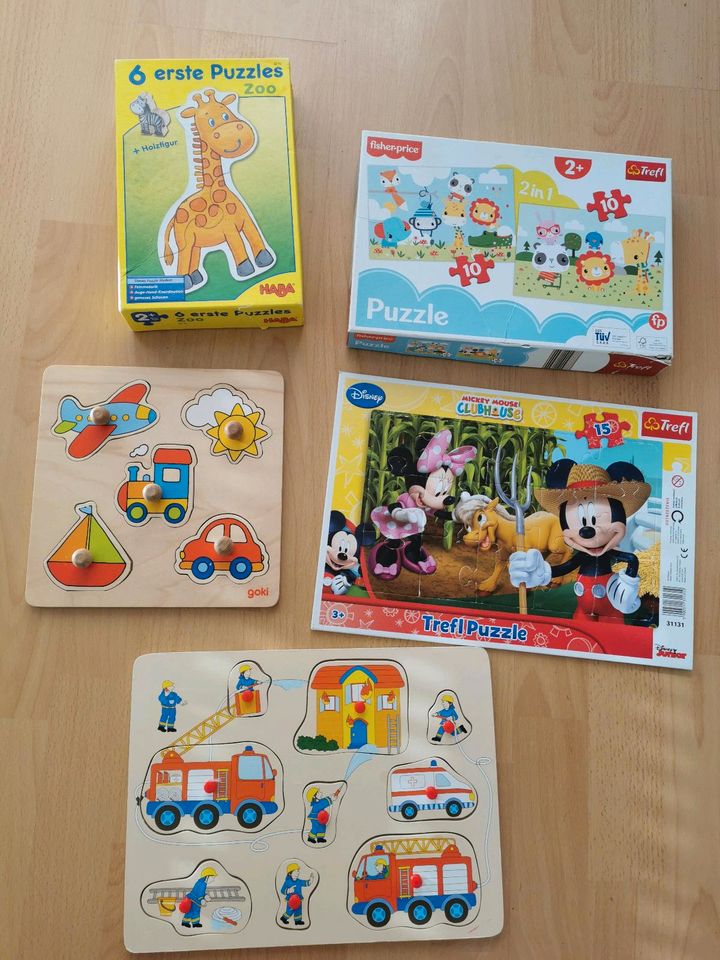 Puzzle haba goki mickey maus Feuerwehr in Meitingen