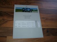 Mercedes SLK Prospekt Preisliste von 6/1998 selten + neuwertig!! Niedersachsen - Göttingen Vorschau