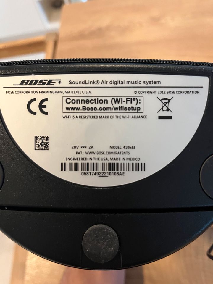 Bose Soundlink WiFi Air Digital Music System in Marsberg