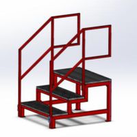 Verzinkte Treppe / Containertreppe / Treppe mit Podeste 1x1m Brandenburg - Mittenwalde Vorschau