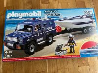 Playmobil 5187 Polizei-Truck mit Speedboot Hamburg-Nord - Hamburg Groß Borstel Vorschau