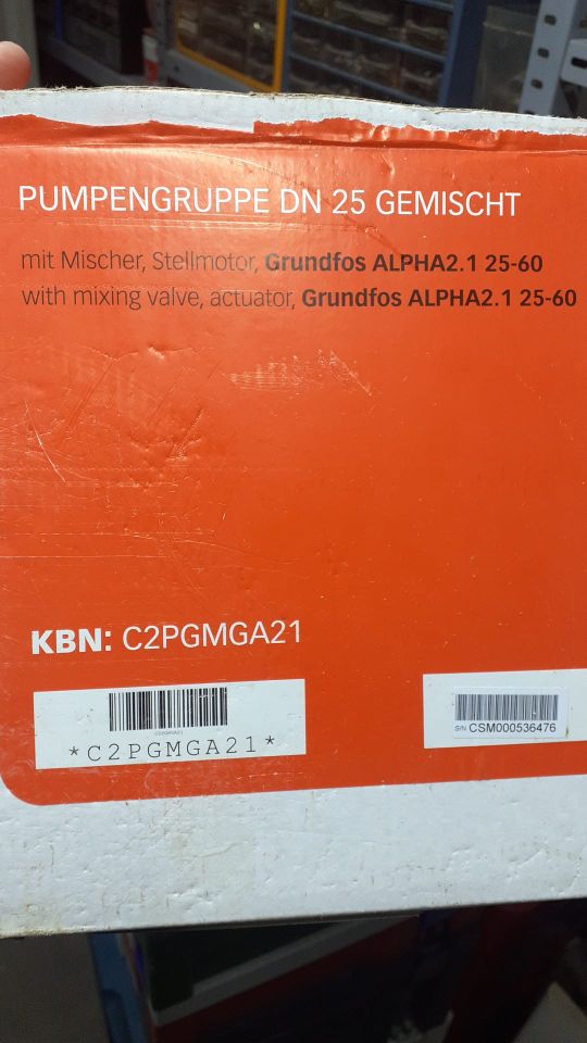 COSMO 2.0 Pumpengruppe DN 25 gemischt mit Mischer C2PGMGA21 in Mülheim (Ruhr)