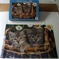 Puzzle Zwei Kätzchen im Korb, 200 Teile komplett; Schmidt Nr. Rheinland-Pfalz - Neustadt an der Weinstraße Vorschau