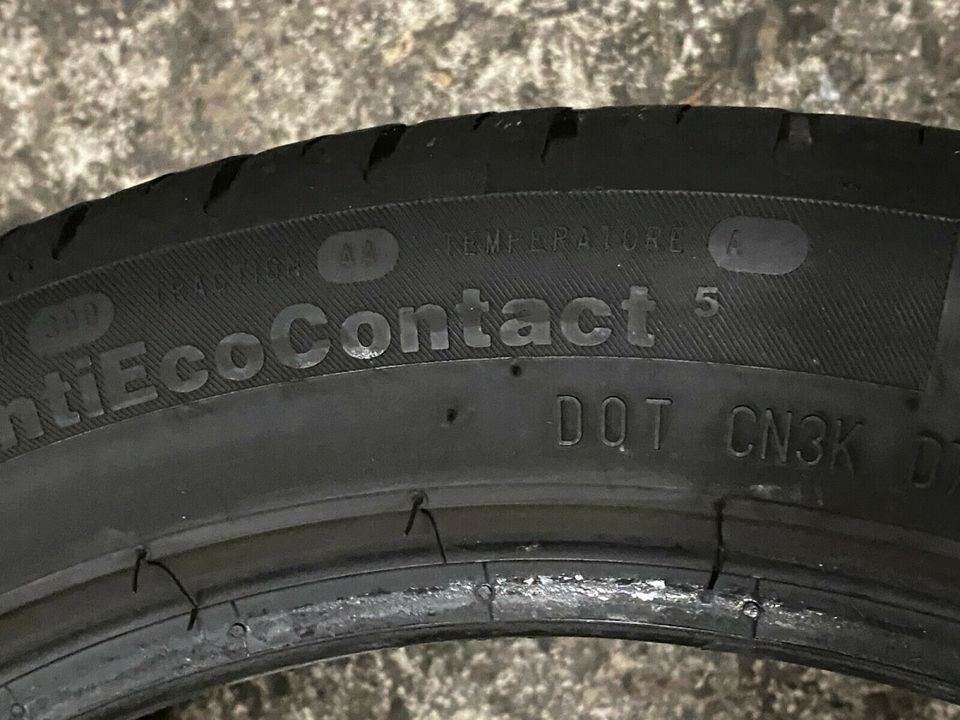 4x Sommerreifen Continental EcoContact 5 195/45 R16 84H neuwertig in Kevelaer