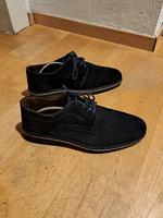Schnürschuhe, Rauhleder, RIEKER,  Gr. 42, blau Hannover - Mitte Vorschau