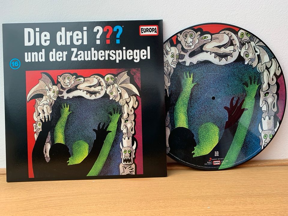 Drei Fragezeichen der Zauberspiegel (16) Picture Vinyl LP in Erlangen