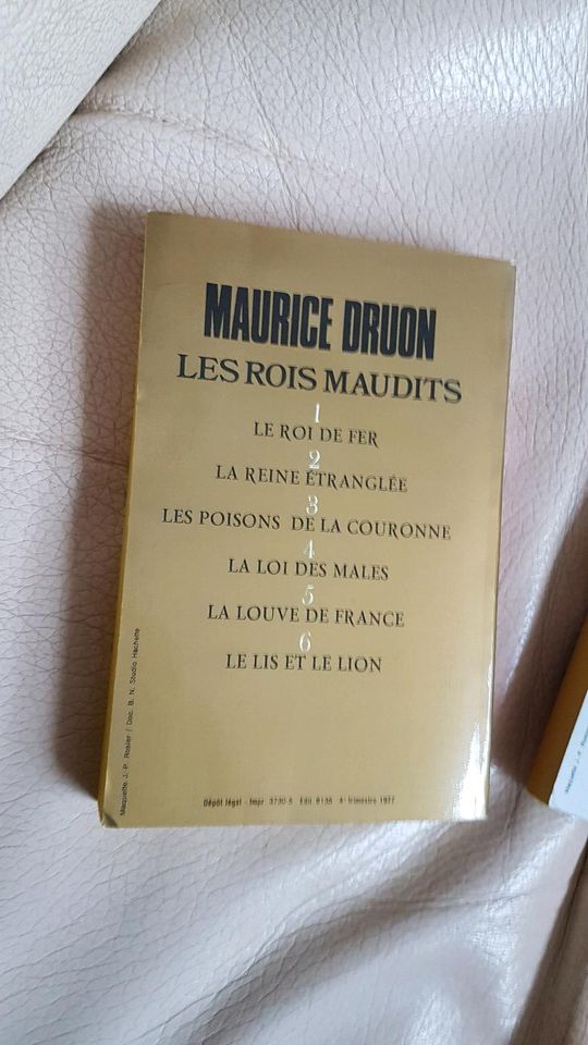 Maurice Duron Reihe Les Rois Maudits 1 & 2 & 3 Französisch  Buch in Solingen