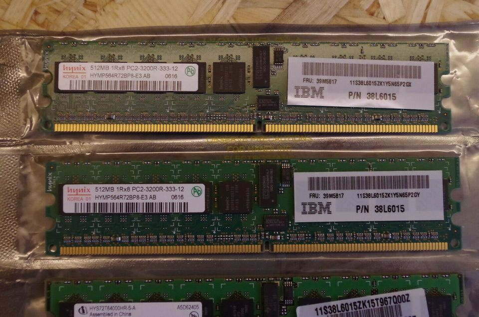 Arbeitsspeicher ECC RAM diverse Riegel DDR2 512MB 1GB 2GB Server in Baunach