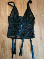 Lingerie Oberteil Spitze mit Strapshaltern Gothic Hessen - Groß-Umstadt Vorschau