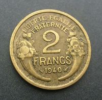 2 FRANCS 1940, Frankreich. Baden-Württemberg - Königsbronn Vorschau