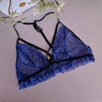 *WIE NEU* Damen Dessous BH Bralette Hunkemöller blau Spitze sexy. West - Unterliederbach Vorschau