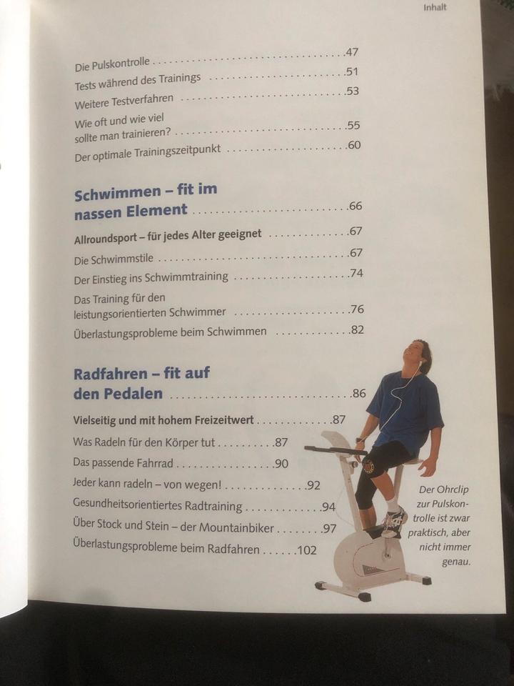 Fitness Buch „Optimal trainieren“. Fit for fun. Von Dr. Engels in Bruchköbel