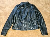 Schwarze Lederjacke Sachsen-Anhalt - Halberstadt Vorschau