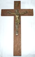 Jesus Christus Kreuz INRI Wandkreuz Wandbild Holz Religion Metall Niedersachsen - Bad Pyrmont Vorschau
