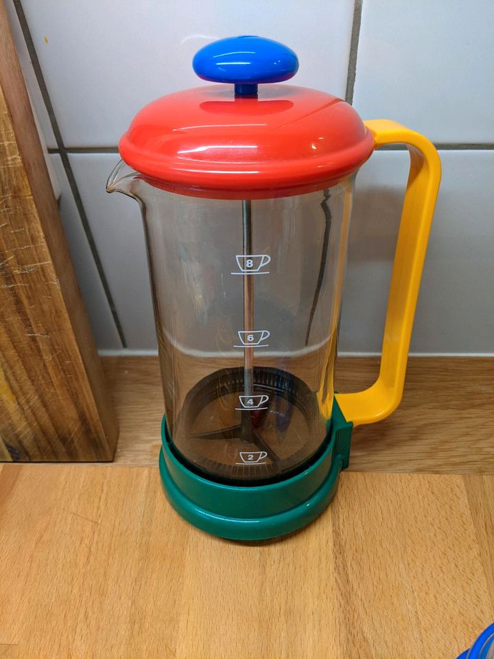 BMF french press 80er Harlekin Bauhaus Farben Kaffeebereiter in Bremen