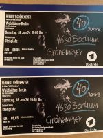 2 Karten für Grönemeyer Waldbühne Berlin 8.6.24 Innenraum Frankfurt am Main - Bockenheim Vorschau