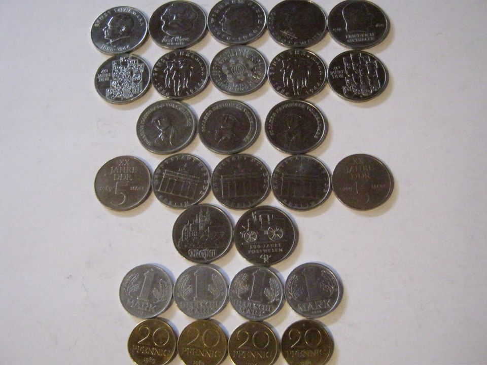 Münzen aus DDR in Kevelaer